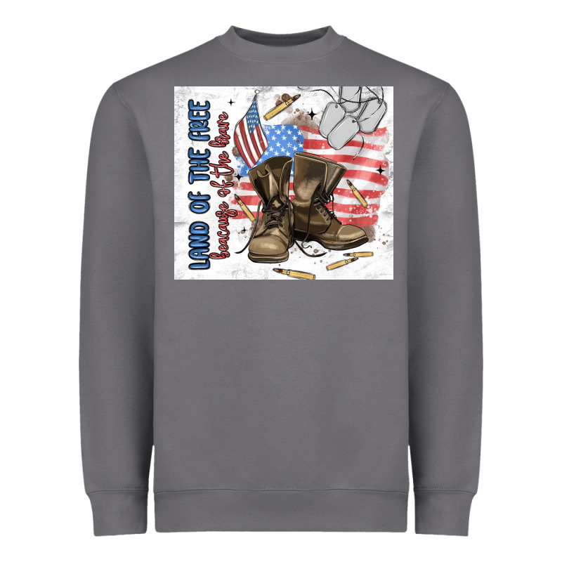 Land Of The Free Heavyweight Sweatshirt by MaliasSmallBusiness | Teevron
