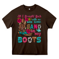 Chocolate Brown all i brought back with me was some sand in my boots Heavy Core Tee - HRA Design Shop