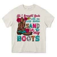 Cream all i brought back with me was some sand in my boots Heavy Core Tee - HRA Design Shop