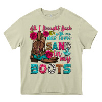 Mossy all i brought back with me was some sand in my boots Heavy Core Tee - HRA Design Shop