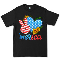America With Heart Premium Tee | Teevron