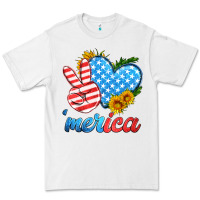 White america with heart Premium Tee - HRA Design Shop