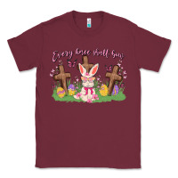 Burgundy every knee shall bow Classic Tee - MaliasSmallBusiness