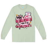 Matcha my residents are my valentines Long Sleeve Tee - MaliasSmallBusiness