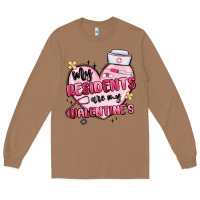 Toasted Coconut my residents are my valentines Long Sleeve Tee - MaliasSmallBusiness
