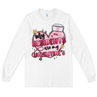 White my residents are my valentines Long Sleeve Tee - MaliasSmallBusiness