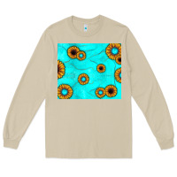 Mushroom turquoise gemstone sunflower Long Sleeve Tee - JahusDesignShop