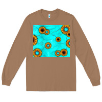 Toasted Coconut turquoise gemstone sunflower Long Sleeve Tee - JahusDesignShop