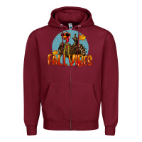 Burgundy Fall Vibes Turkey Zipper Hoodie - LillyAllenDesigns
