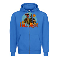 True Royal Fall Vibes Turkey Zipper Hoodie - LillyAllenDesigns