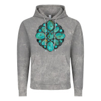 Cloud Rock turquoise gemstone Vintage Hoodie - Artiststas