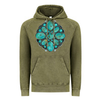Vintage Olive turquoise gemstone Vintage Hoodie - Artiststas