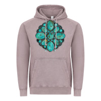 Turquoise Gemstone Vintage Hoodie | Teevron