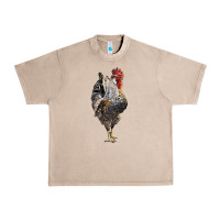 French Oak cream legbar rooster Urban Heavy Tee - LillyAllenDesigns