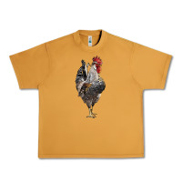 Peanut Butter cream legbar rooster Urban Heavy Tee - LillyAllenDesigns