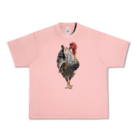 Salmon cream legbar rooster Urban Heavy Tee - LillyAllenDesigns