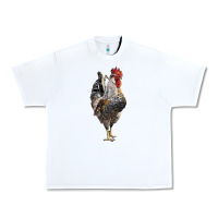 White cream legbar rooster Urban Heavy Tee - LillyAllenDesigns