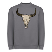 Cow Skul Heavyweight Sweatshirt | Teevron