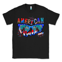 Black American babe Classic Tee - CowhideDigitalArt
