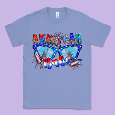 American Babe Classic Tee Designed By Cowhidedigitalart