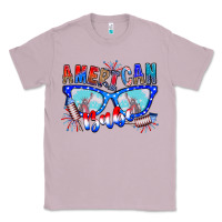 Lilac American babe Classic Tee - CowhideDigitalArt