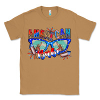 Toasted Coconut American babe Classic Tee - CowhideDigitalArt