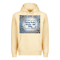 Pina Colada feeling kinda idgaf ish today with leopard and gli Premium Hoodie - TumblerDesignByShophia