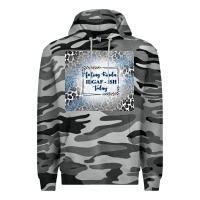 Slate Camo feeling kinda idgaf ish today with leopard and gli Premium Hoodie - TumblerDesignByShophia