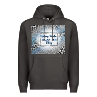 Smoke feeling kinda idgaf ish today with leopard and gli Premium Hoodie - TumblerDesignByShophia