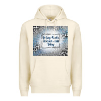 Tofu feeling kinda idgaf ish today with leopard and gli Premium Hoodie - TumblerDesignByShophia