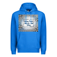 True Royal feeling kinda idgaf ish today with leopard and gli Premium Hoodie - TumblerDesignByShophia