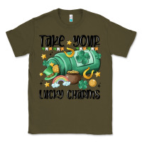 Army Green take your lucky charms Classic Tee - MaliasSmallBusiness