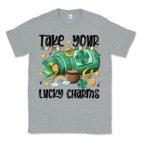 Heather Grey take your lucky charms Classic Tee - MaliasSmallBusiness