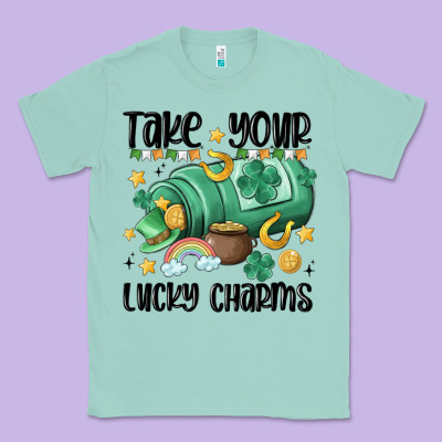Take Your Lucky Charms Classic Tee Designed By Maliassmallbusiness