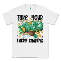 White take your lucky charms Classic Tee - MaliasSmallBusiness