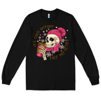 Black its cold outside like my heart Long Sleeve Tee - MaliasSmallBusiness
