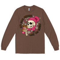 Chestnut its cold outside like my heart Long Sleeve Tee - MaliasSmallBusiness