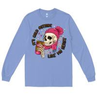 Colony Blue its cold outside like my heart Long Sleeve Tee - MaliasSmallBusiness