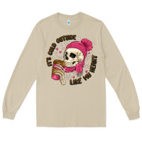 Mushroom its cold outside like my heart Long Sleeve Tee - MaliasSmallBusiness