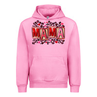 Fuchsia Pink Pink leopard mama Urban Hoodie - FaDigitalArtStudio