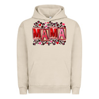 Pigment French Oak Pink leopard mama Urban Hoodie - FaDigitalArtStudio