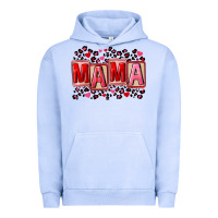 Pigment Grape Ice Pink leopard mama Urban Hoodie - FaDigitalArtStudio