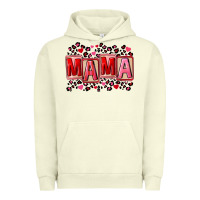 Pigment Pistachio Pink leopard mama Urban Hoodie - FaDigitalArtStudio