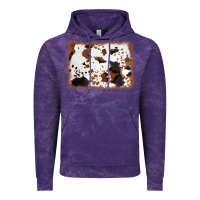 Cloud Purple cowhide background Vintage Hoodie - AdoDesignShop