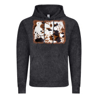 Vintage Black cowhide background Vintage Hoodie - AdoDesignShop