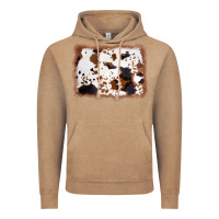 Vintage Coffee cowhide background Vintage Hoodie - AdoDesignShop