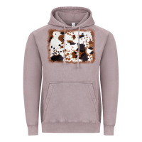 Vintage Zinc cowhide background Vintage Hoodie - AdoDesignShop