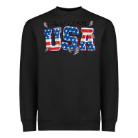 Black land of the free usa Heavyweight Sweatshirt - MaliasSmallBusiness