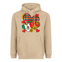 Mushroom Mexican Hearts Heavyweight Hoodie - texasbilliewilder