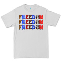 Dove Grey 4th of july freedom Premium Tee - HRA Design Shop